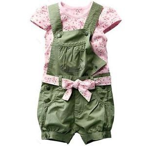 New 3pcs Kids Girl Baby Braces Skirt Belt Set Cotton Costume Clothing 3 24M