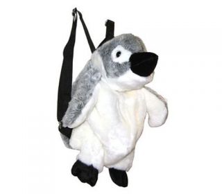 Plush Baby Penguin Stuffed Animal Toy Children Backpack Bookbag Shoulder Bag New