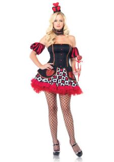 Sexy Queen of Hearts Alice Wonderland Adult Costume