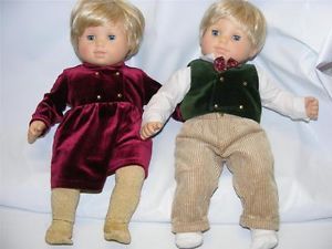 American Girl Doll 2002 Pleasant Company Bitty Baby Blonde Twins Plus Clothes