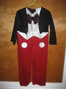 Mickey Mouse Kids Boys Disney Dress Up Halloween Costume Toddler 3T 4T