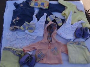 American Girl Bitty Baby Twins Clothes Shoes Hats Book Beautiful Condition Cute