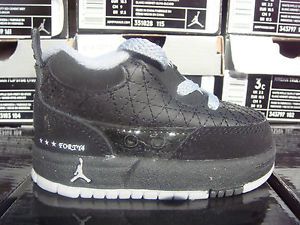 NIB Nike Air Jordan Baby Shoes Flipsyde Size 3 Black Black 323103 003