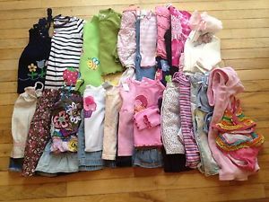 37 PC Lot Winter Spring Summer Clothes Baby Girls Size 2T 24 Months Gymboree Gap