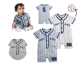3 27m Baby Toddlers Boy Baseball Costume Outfit Set Clothes Sporty Cool