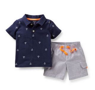New Carter's Baby Boys Clothing Top Shorts Navy 3M 6M 9M 12M 18M 24M 2T 3T 4T