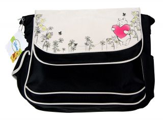 Disney Winnie Pooh Bees Heart Baby Large Messenger Tote Diaper Bag Unisex New BK