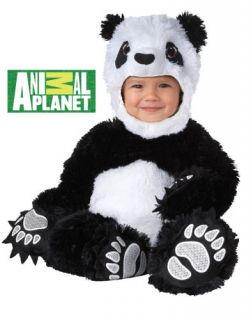 Animal Planet Cute Panda Black and White Infant Baby Halloween Costume