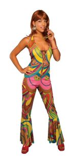 Mod Sensation Disco 70's Retro Hippie Adult Womens Costume Theme Party Halloween