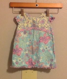 Girls Hanna Andersson Dress Size 70 6 12 MO Super Cute