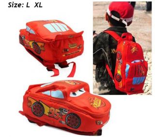 Children Disney Pixar Cars McQueen Kids Boy Girl's Backpack School Bag Xmas Gift