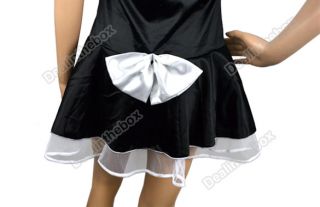 Hot Sexy French Maid outfit women's Adult Cosplay Halloween Costume New