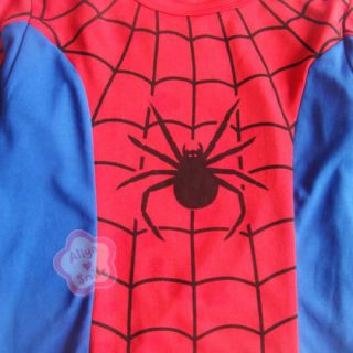 Boy Baby Party Halloween Costume Clothes Kid Spider Man Suit Sz 2 3 4 5 6
