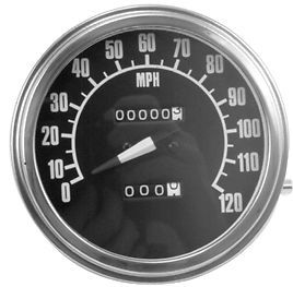 Speedometer 2 1 Harley Panhead Shovelhead FL FX 47 84