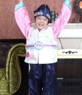 Boy HANBOK Korean Traditional Clothes Baby Kids Wedding Party Korea 1018 AGE1 12