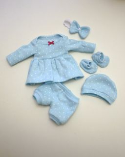 Sculpted OOAK Baby Doll Clothes Dress Tiny Miracle Mini Reborn Preemie 10"