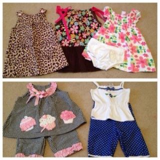 Baby Girl Spring Summer Clothes Lot 12 18 Months