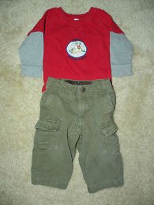 Baby Gap Boys Dog Shirts Tops Pants Clothes Outfits Set Sz 12 18 Months Lots