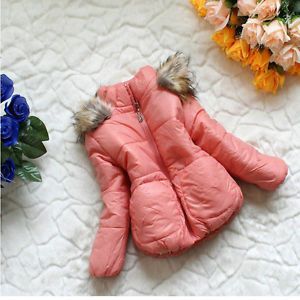 Girls Toddlers Baby Kids Jacket Snowsuit Outerwear Coat Clothes 4 5Y X23