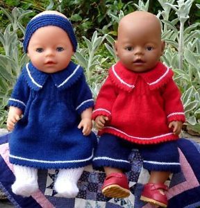 Knitting Pattern for Baby Born Doll Clothes Chelsea New