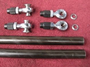 Dana 60 Axle Crossover Steering Links Dom Tierod and Drag Link with Heims