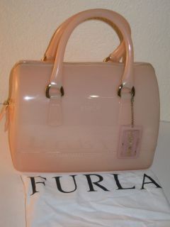 Furla Mini Candy Baby Satchel Orchidea Light Pink $198 Rubber Jelly Bag