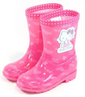 Hello Kitty New Vivi Kids Waterproof Rain Boots for Girls Toddler Infant Pinks
