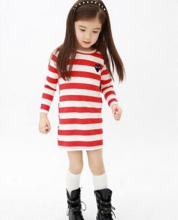 Girls Pencil Dresses Toddler Sleeved Cotton Dress Summer Skirt Size 4T