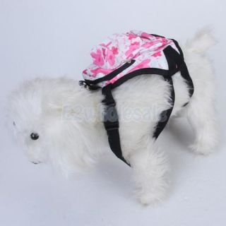 10x Pet Puppy Dog's Outdoor Travel Hiking Camping Adjustable Strap Backpack Bag