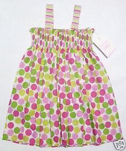 Kohls Girls Dress Casual Polka Dots Jessica Ann 4T