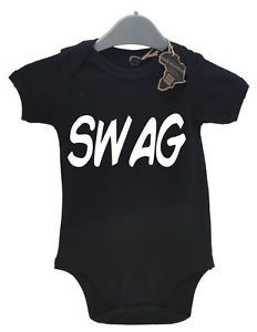 Swag OFWGKTA Funny Baby Grow Babysuit Vest Boy Girl Tshirt Babies Clothing