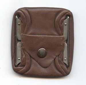 Antique Victorian Era Leather Coin Change Purse