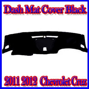 Dash Cover Mat Black Color for 2011 2012 GM Chevrolet Cruze