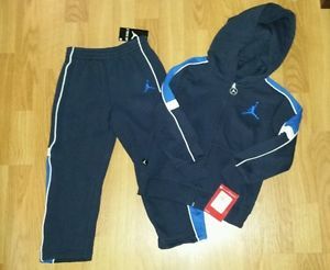 Nike Air Jordan Boys Hoodie Jacket Pants Outfit Set Clothes Sz 3T