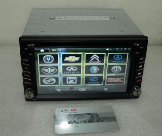 6 2" in Dash Head Unit 2Din Car DVD CD  Player GPS Navigation iPod Stereo CA1