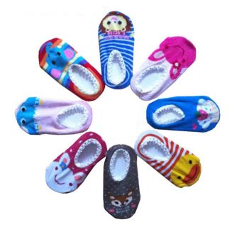 Cute Cool Unisex Baby Toddler Children Boys Girls Anti Slip Socks Shoes Slippers