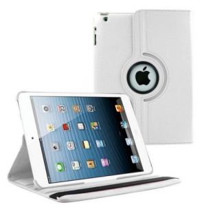 White 360 Degree Rotating Leather Case Accessories for Apple iPad 2 3 4 5th Hot