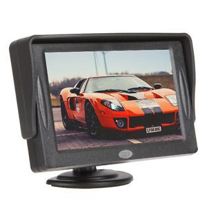 4 3 inch LCD Sunshade Car Rear View Monitor DVD VCR Monitor US Shipping
