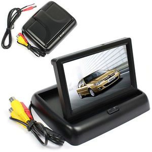 4 3" TFT LCD Color HD Collapsible Shade Car Monitor for DVD Camera GPS Sell Well