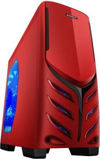 Red Raidmax Viper ATX Mid Tower Case ATX 321WR Water Cooling Support