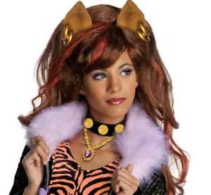 Monster High Clawdeen Wolf Child Girls Halloween Children Costume Wig CLEARANCE