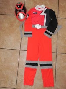 Power Rangers SPD Space Patrol Delta Deluxe Costume Red Child Boys 4 6