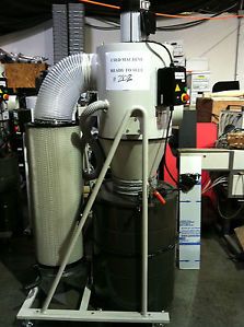 Laguna Tools 3HP Mobile Cyclone Dust Collector Manual Clean w Remote Demo