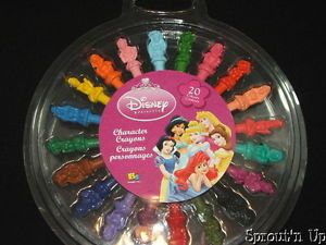 Disney Princess Character Crayons Wheel Bojeux New NIP Cinderella Ariel Belle
