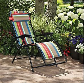 5 Patio Deck Pool Outdoor Padded Bungee Lounge Chair Multi Color