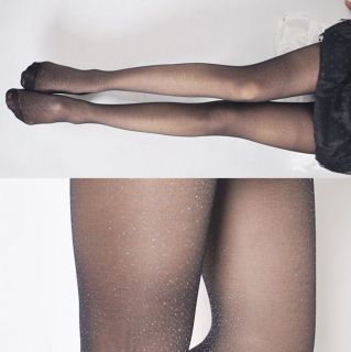 Printed Polka Dot Lip Letter Heart Bow Black Pantyhose Stockings Tights Leggings