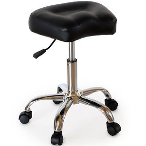 Black Beauty Salon Furniture Facial Tattoo Medical Doctor Nail Stool Chair