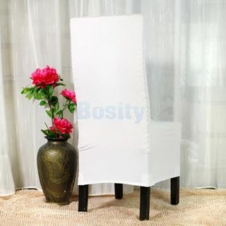 12 White Spandex Polyester Folding Chair Cover Wedding Banquet Party Decoration