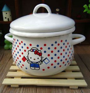 Kitty Cookware Cute Boiling Pot Good for Making Soup Multiple Use Cookware Use