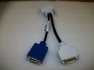 DMS 59 Cable to DVI VGA Dual Monitor Cable Y Cable Adapter Splitter